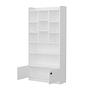 Tokyo Bookshelf Wood Veneer White 8