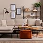 Reya corner sofa cream 1