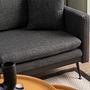 Reya Sectional Sofa Dark Grey 4