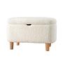 Moouv 3330 Pouf Faux Fur White 0