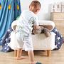 Moouv 3330 Pouf Faux Fur White 4
