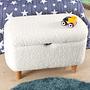 Moouv 3330 Pouf Kunstfell Weiß 5
