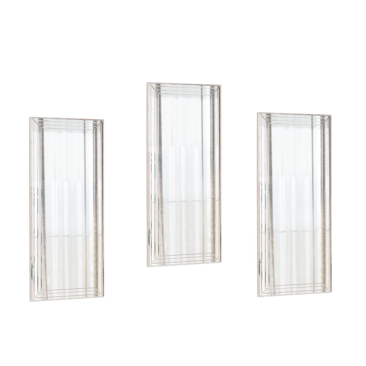 3x Mini Mirror Transparent 5