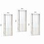 3x Mini Mirror Transparent 6