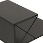 Cross bedside table wood veneer anthracite 8