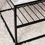 Asude Couchtisch Holzfurnier Weiß Schwarz 5