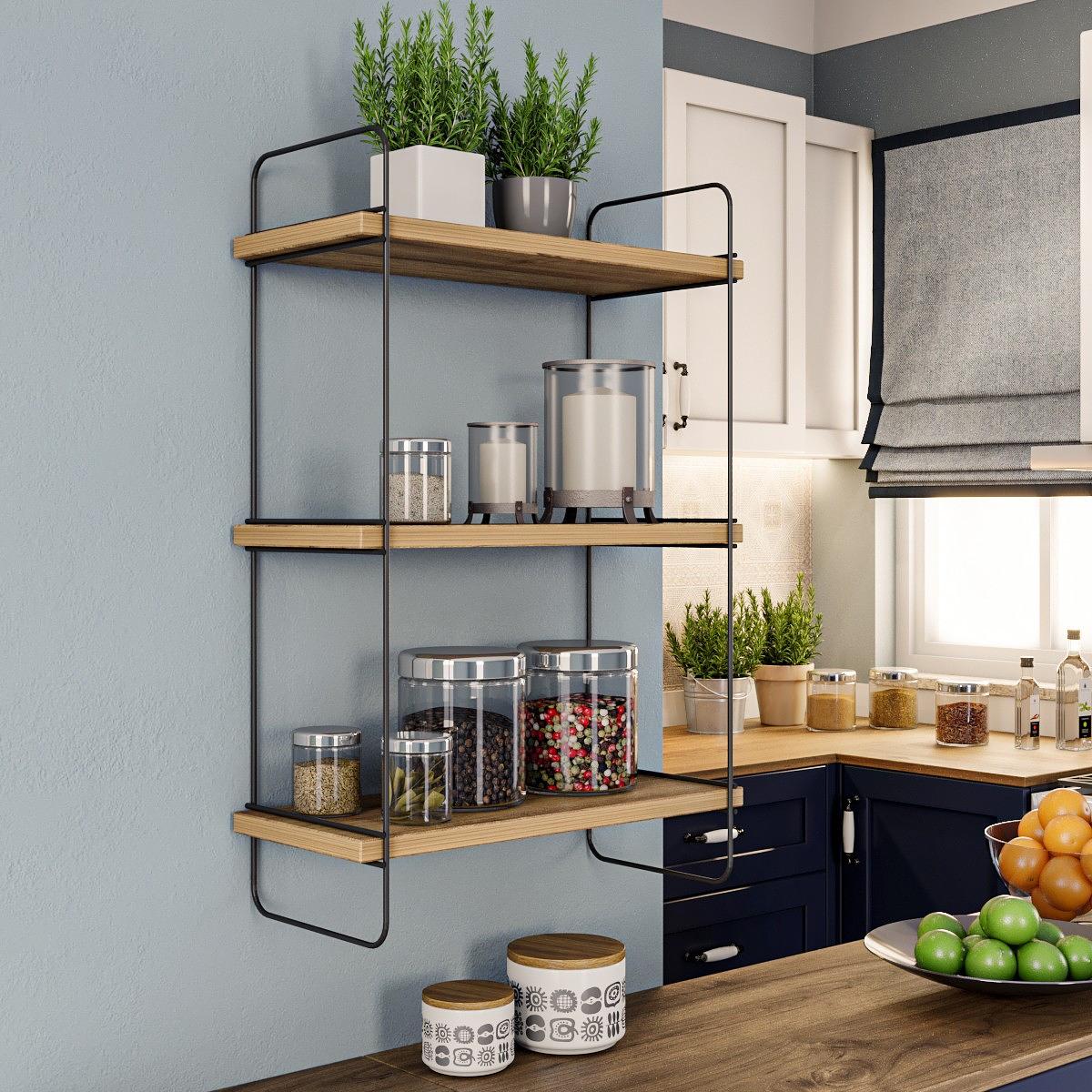 Pulalis Wooden Shelf Veneer 1