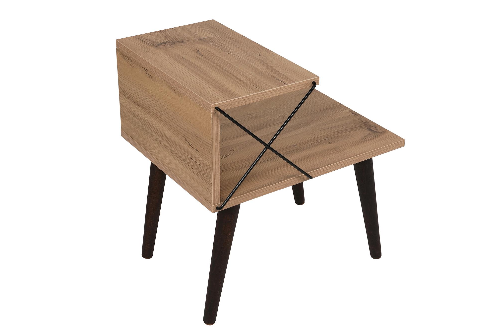 Cross Nachttisch Holzfurnier 8