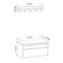 Boby Garderobe Holzfurnier Schwarz 4