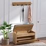 Boby Garderobe Holzfurnier Schwarz 2