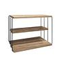 Lifon Beistelltisch Holzfurnier Schwarz 6