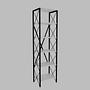 Suadiye Bookshelf Wood veneer White Black 3