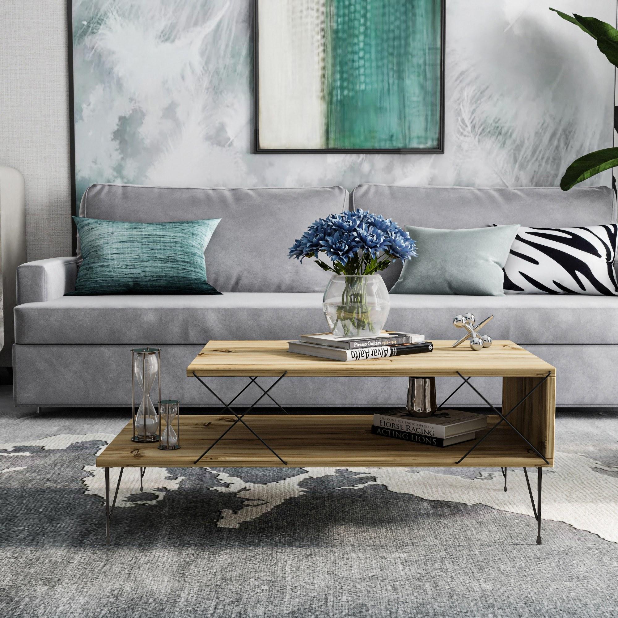 Loire coffee table wood veneer 1