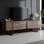 Luxury lowboard wood veneer black 1