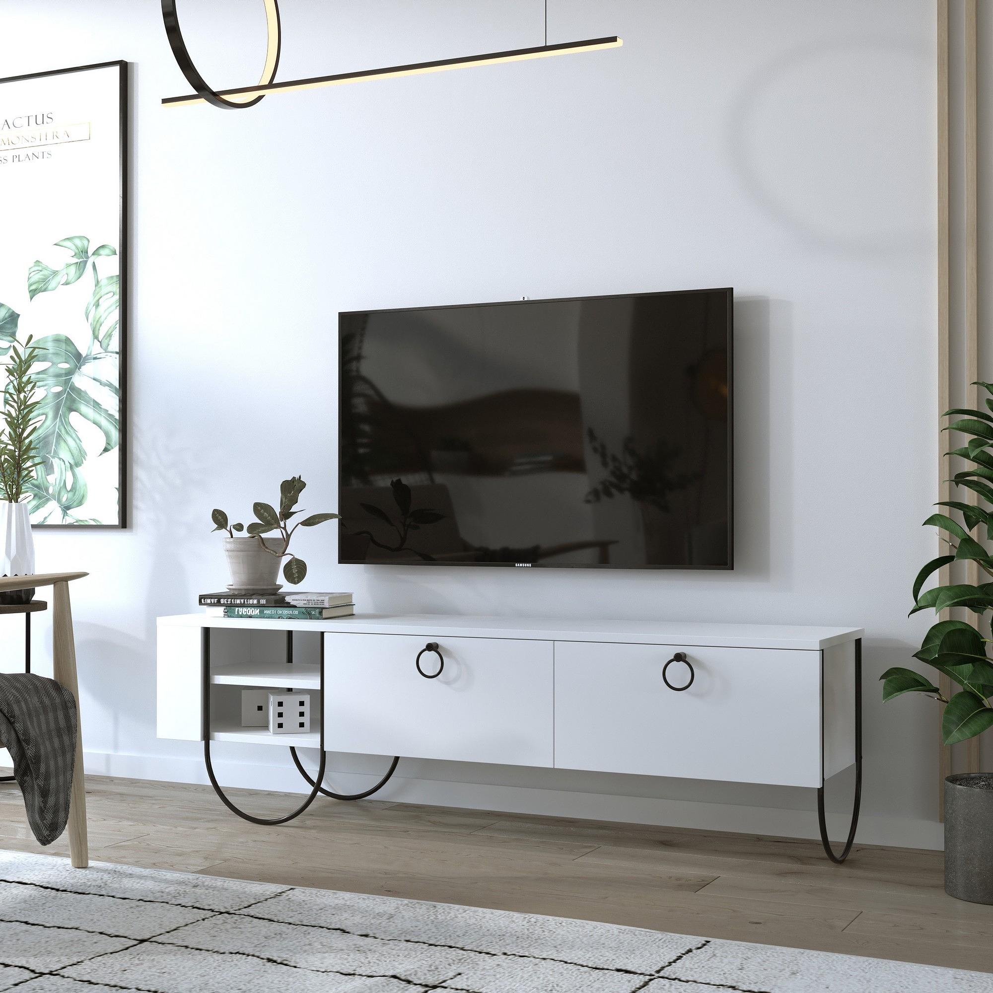 Norfolk Lowboard Wood Veneer White 1