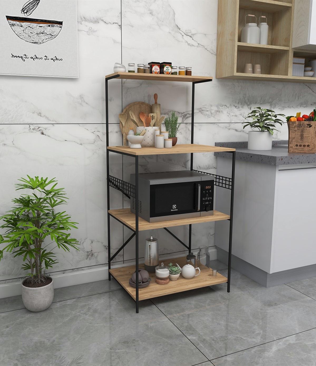 Anemon Kommode Holzfurnier Schwarz 1