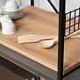 Anemone chest of drawers wood veneer Black 4