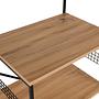 Anemone chest of drawers wood veneer Black 9