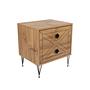 Luna Nachttisch Holzfurnier 7