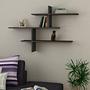 Leo Wall shelf Wood veneer Anthracite 1