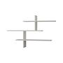 Leo Wall shelf Wood veneer White 0