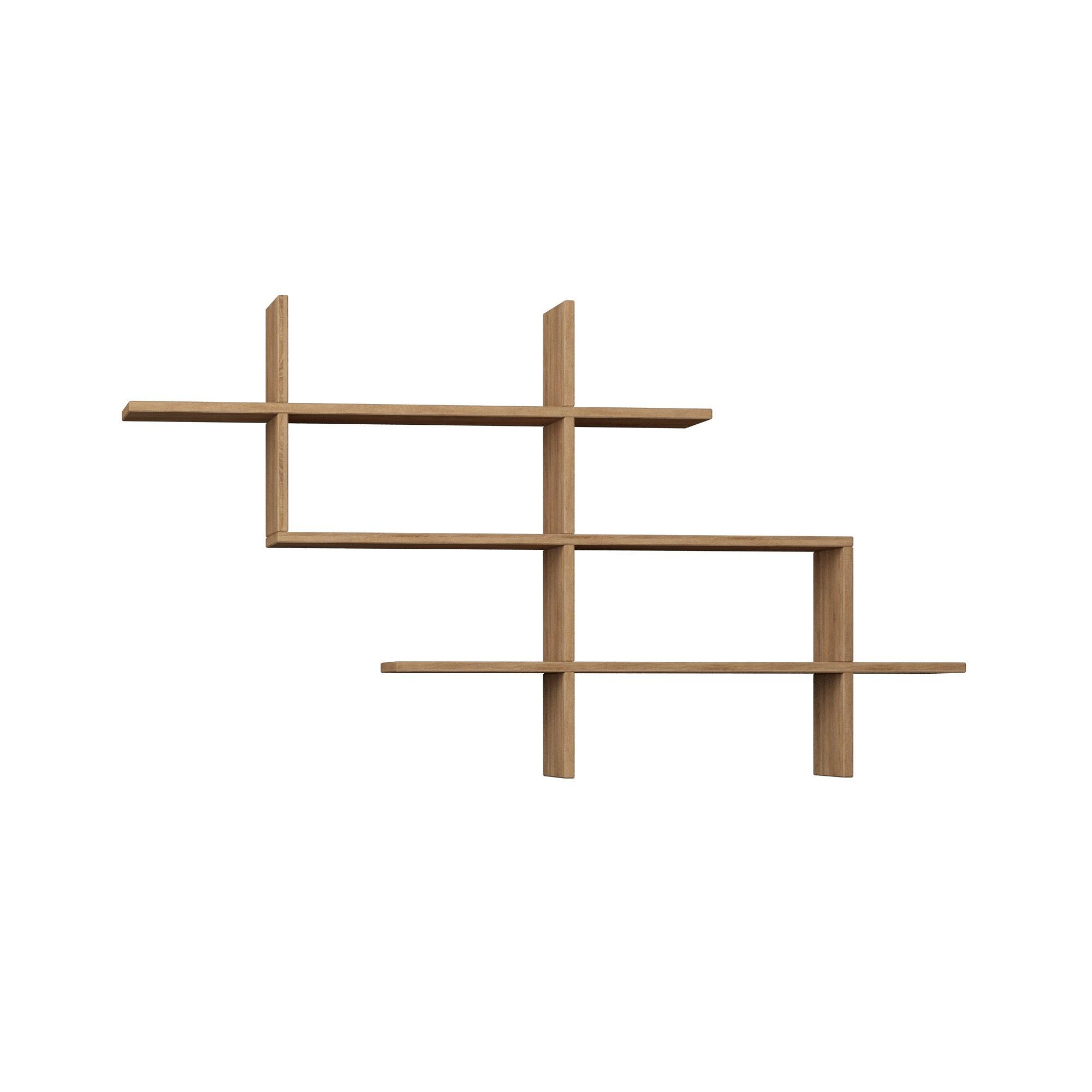Halic Bücherregal Holzfurnier 2