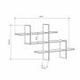 Halic Bookshelf Wood veneer 3