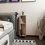 Turra bedside table wood veneer 1