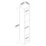 Hc114 Bookshelf Chipboard 6