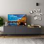 Mia Lowboard Holzfurnier Anthrazit 6
