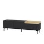 Mia Lowboard Wood Veneer Anthracite 8