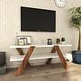 Basic Lowboard Wood Veneer White 2
