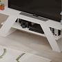 Farfalla Lowboard White Wood Veneer 3