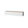 Francy 135 Lowboard Wood Veneer Sapphire White 0