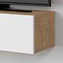 Francy 135 Lowboard Wood Veneer Sapphire White 4