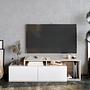 Nexera Lowboard Holzfurnier Cordoba Weiß 2