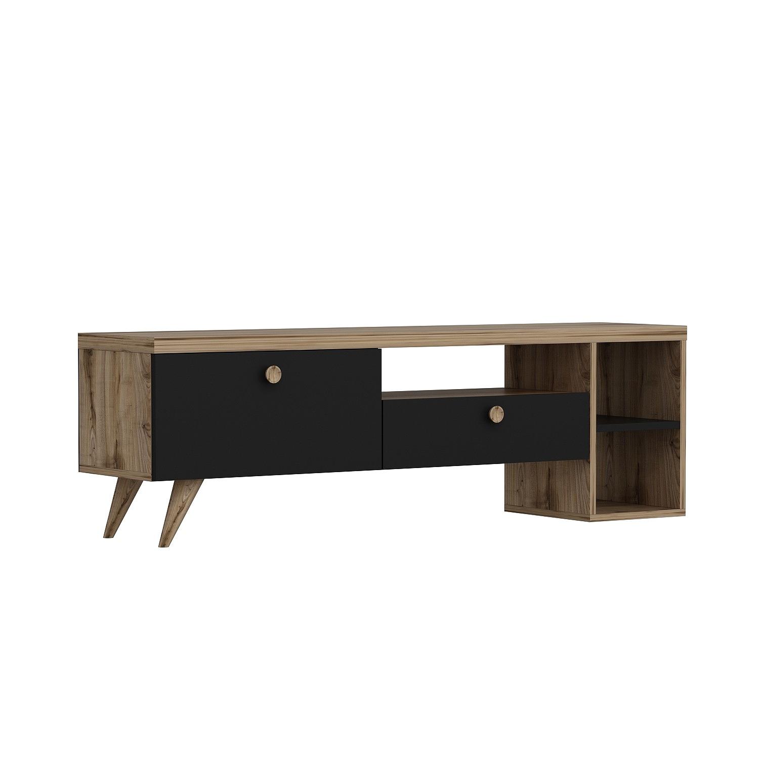 Parion Lowboard Wood Veneer Black 0