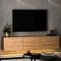 Neon Illuminated Lowboard Wood veneer 2