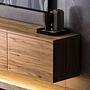 Neon Illuminated Lowboard Wood veneer 5
