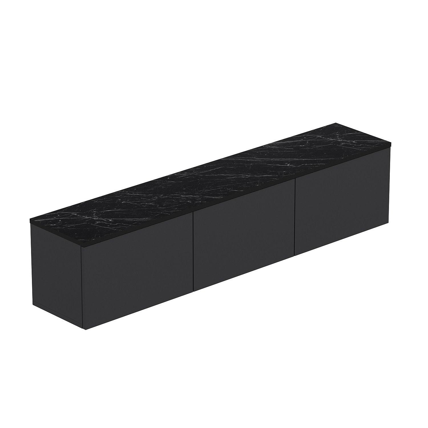Neon Lowboard Holzfurnier Anthrazit 0