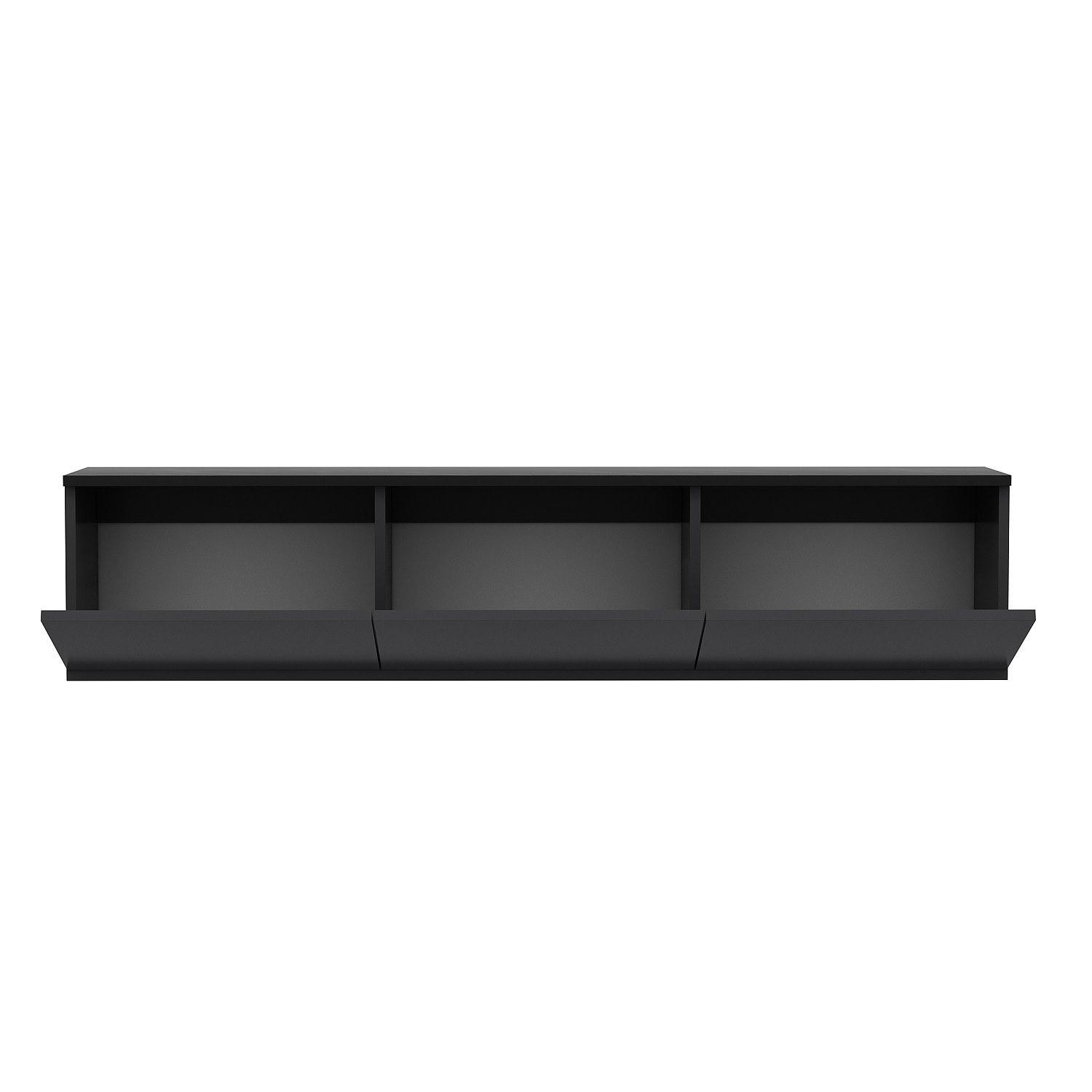 Neon Lowboard Wood veneer Anthracite 9