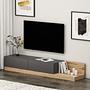 Majör Lowboard Wood Veneer Anthracite 2
