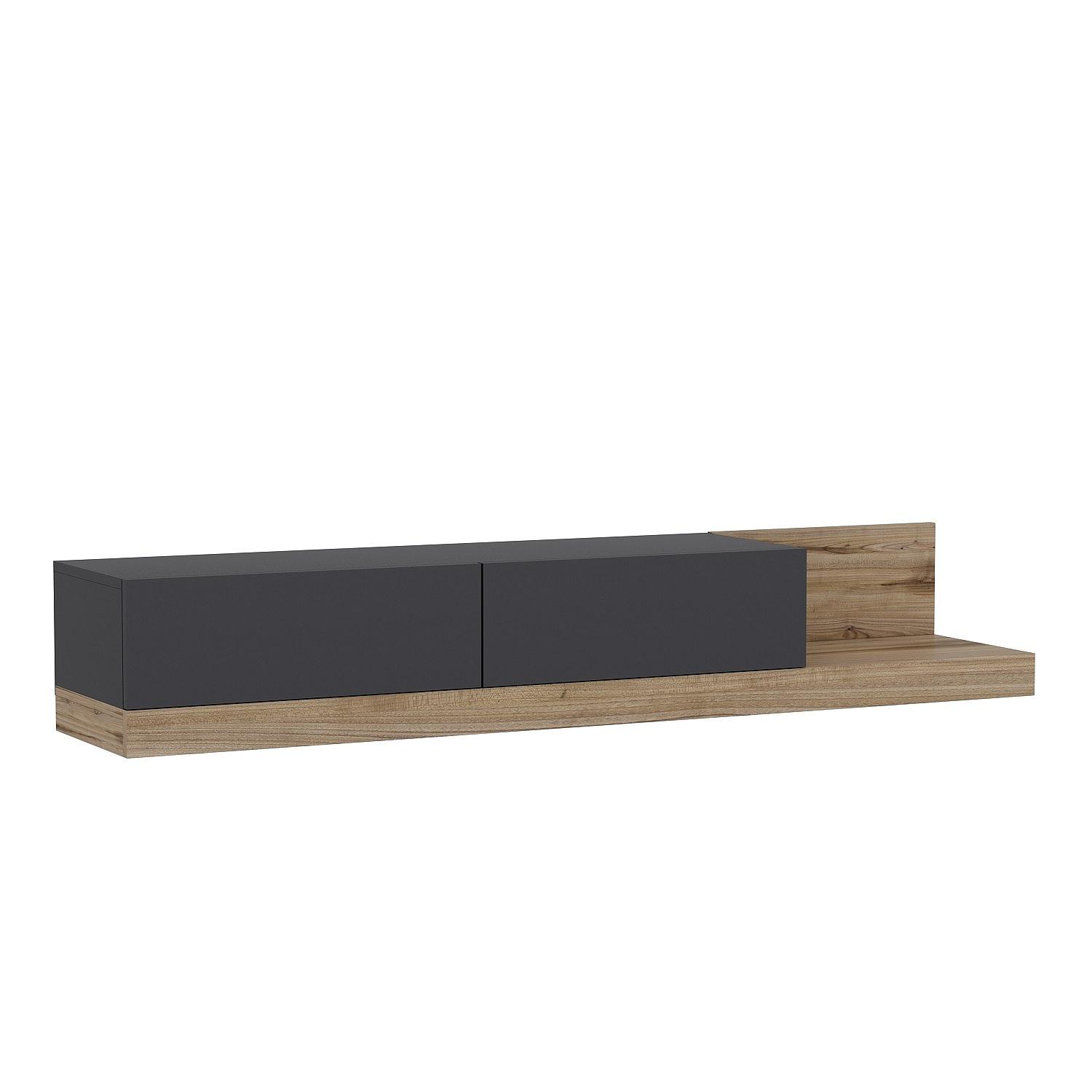 Majör Lowboard Wood Veneer Anthracite 4