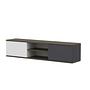 Ayze Lowboard Wood Veneer Anthracite White 5