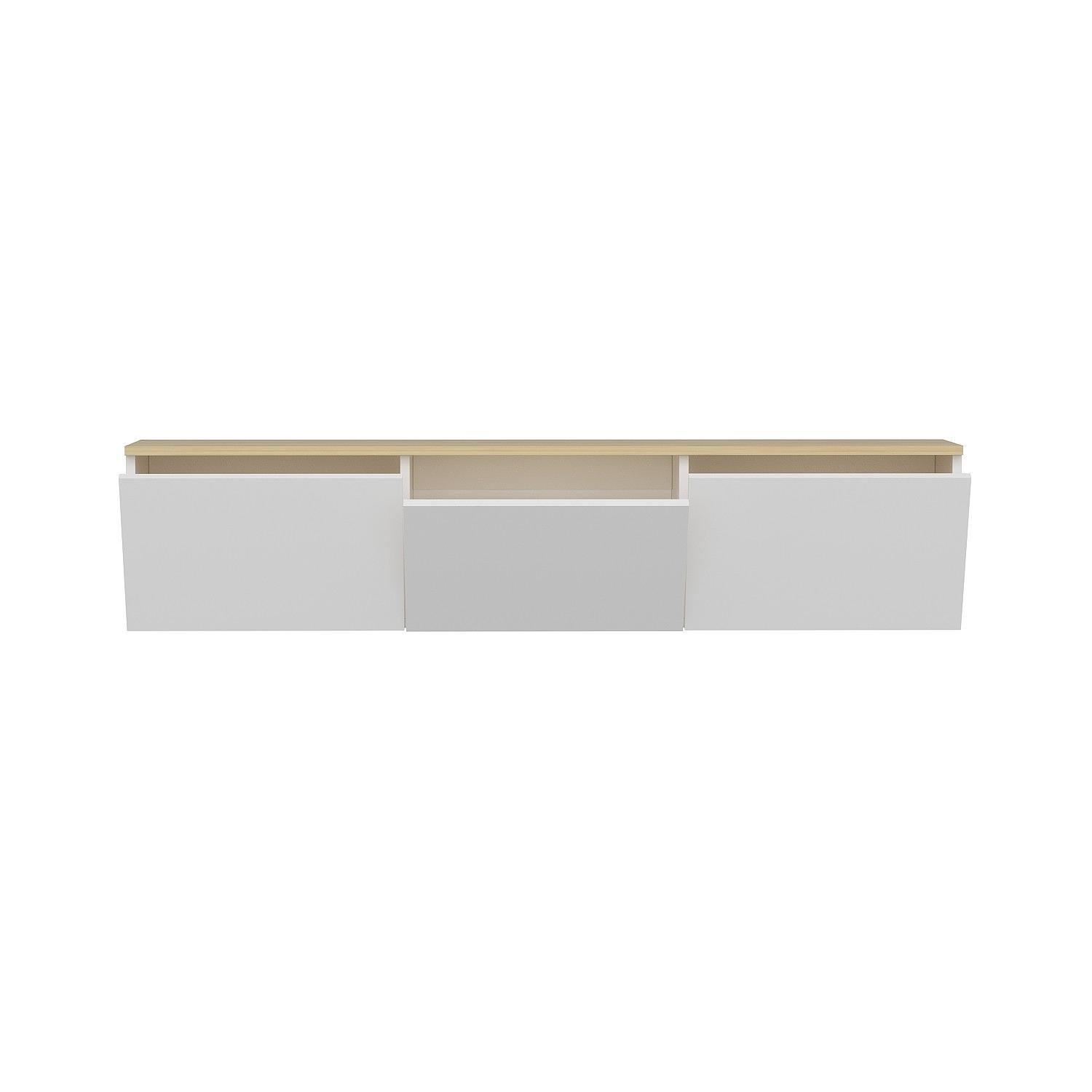 Neon Lowboard Wooden veneer White 0