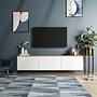 Neon Lowboard Wooden veneer White 1