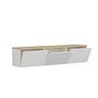 Neon Lowboard Holzfurnier Weiß 5