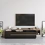 Pia Lowboard Black wood veneer 2
