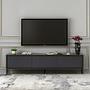 Imaj Lowboard Wood veneer Anthracite 1