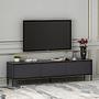 Imaj Lowboard Wood veneer Anthracite 2